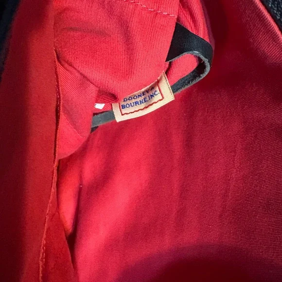 Dooney & Bourke Black Leather Tote - Picture 10 of 12